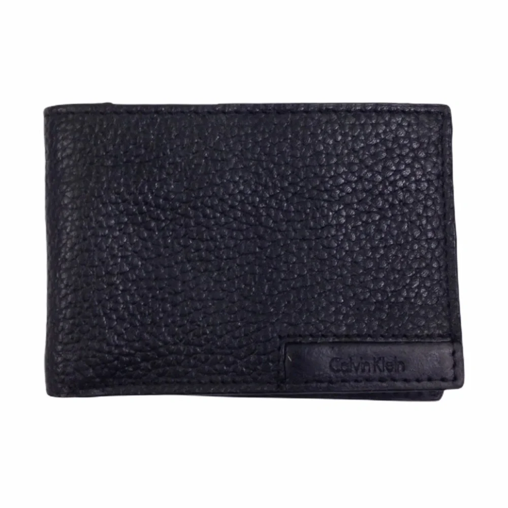 Calvin Klein Pebbled Leather Bifold Wallet